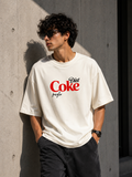 Diet Coke Paglu | Premium Oversized T-Shirt – Off White