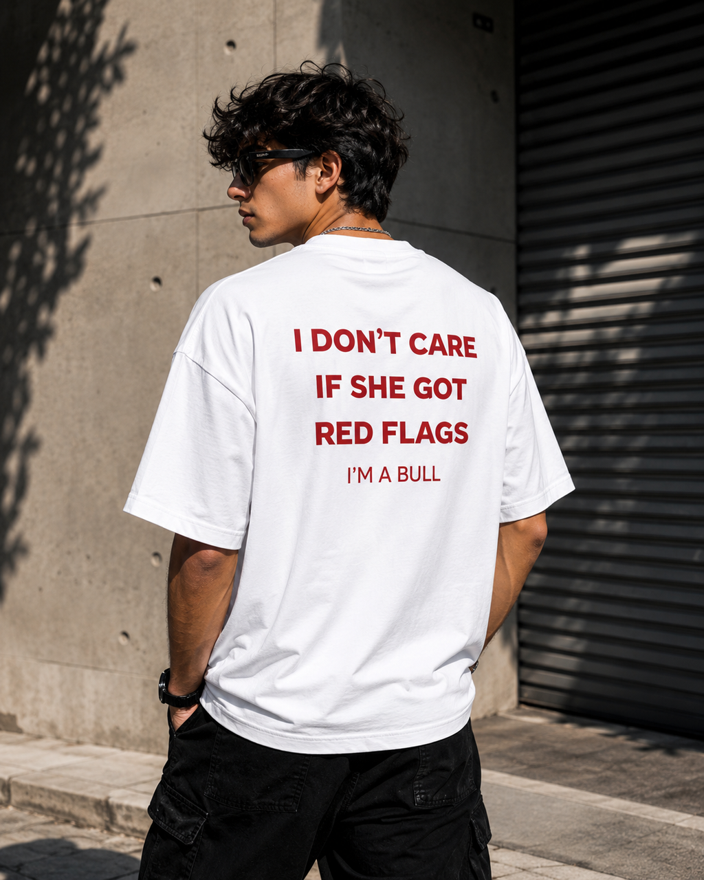 I'm A Bull | Premium Oversized T-Shirt – White